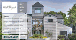 Desktop Screenshot of liveatheritageparkapts.com